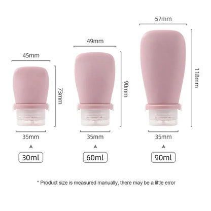 FlexiTravel Leak-Proof Silicone Bottles