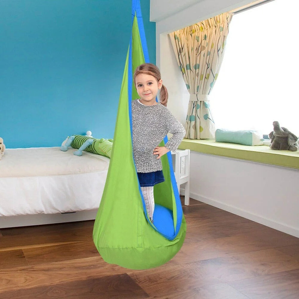 Cozy Cocoon Kids Hanging Pod Chair: A Magical Space for Little Dreamers!