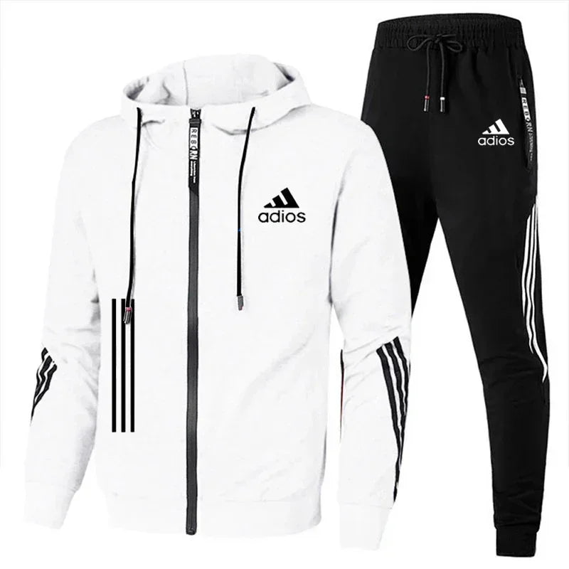 Men's zipper hoodie + joggers