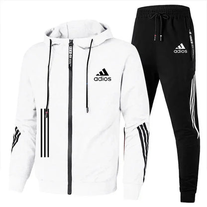 Men's zipper hoodie + joggers