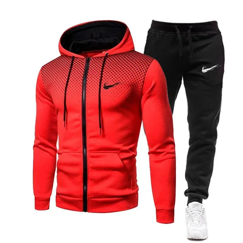 Men's Sports Hoodie Set