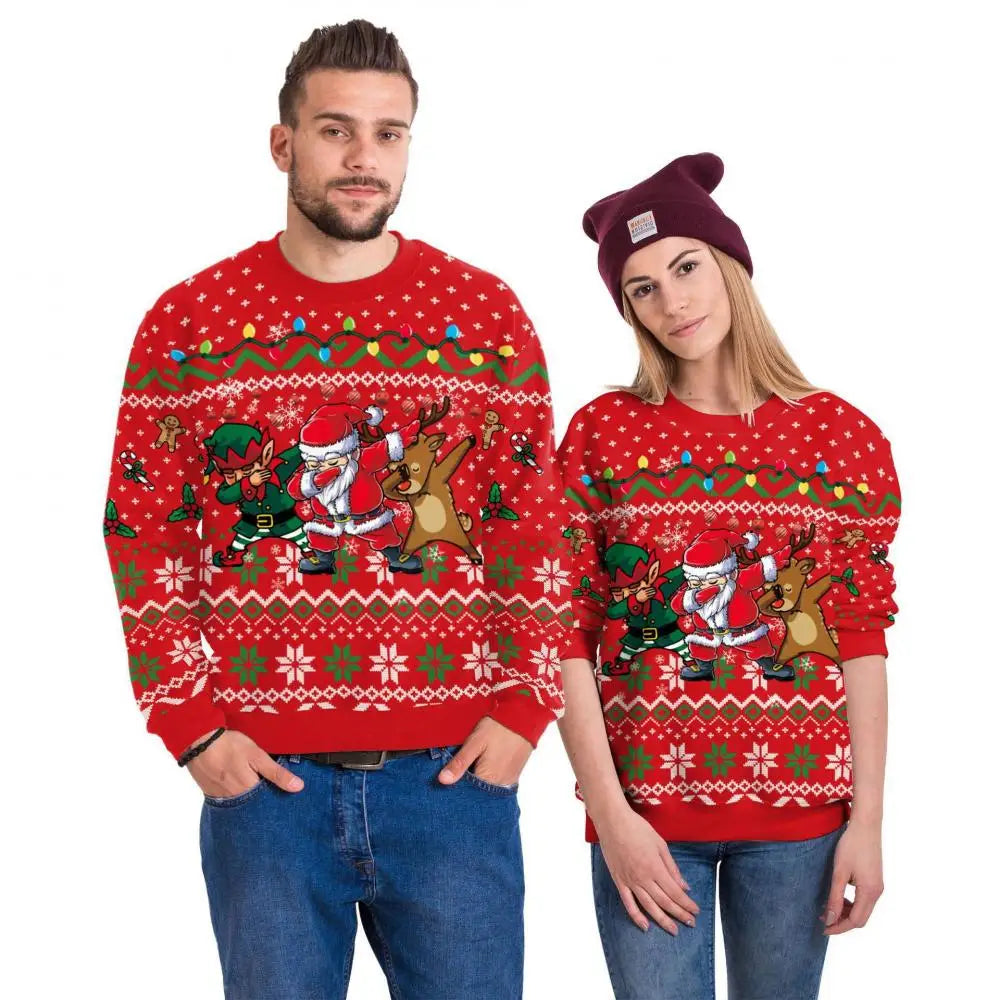 2024 Matching Couples Ugly Christmas Sweaters