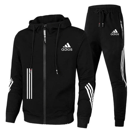 Men's zipper hoodie + joggers