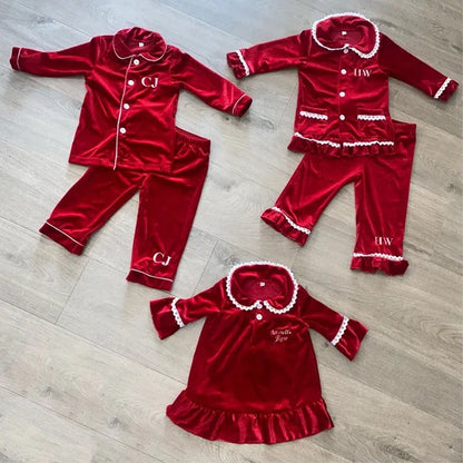 Christmas Boys Girls Pajamas Set