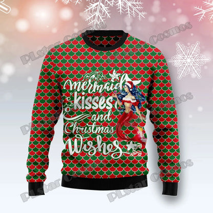 Meowy Christmas 3D Printed Fashion Men's Ugly Christmas Sweater