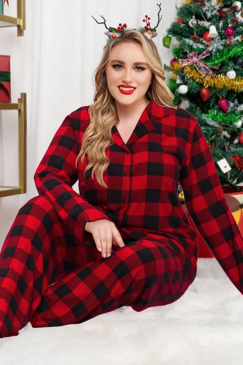 Plus Size Women's Christmas Pajamas