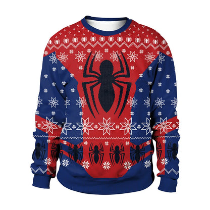 Spider/Wonder Woman Xmas Sweatshirt