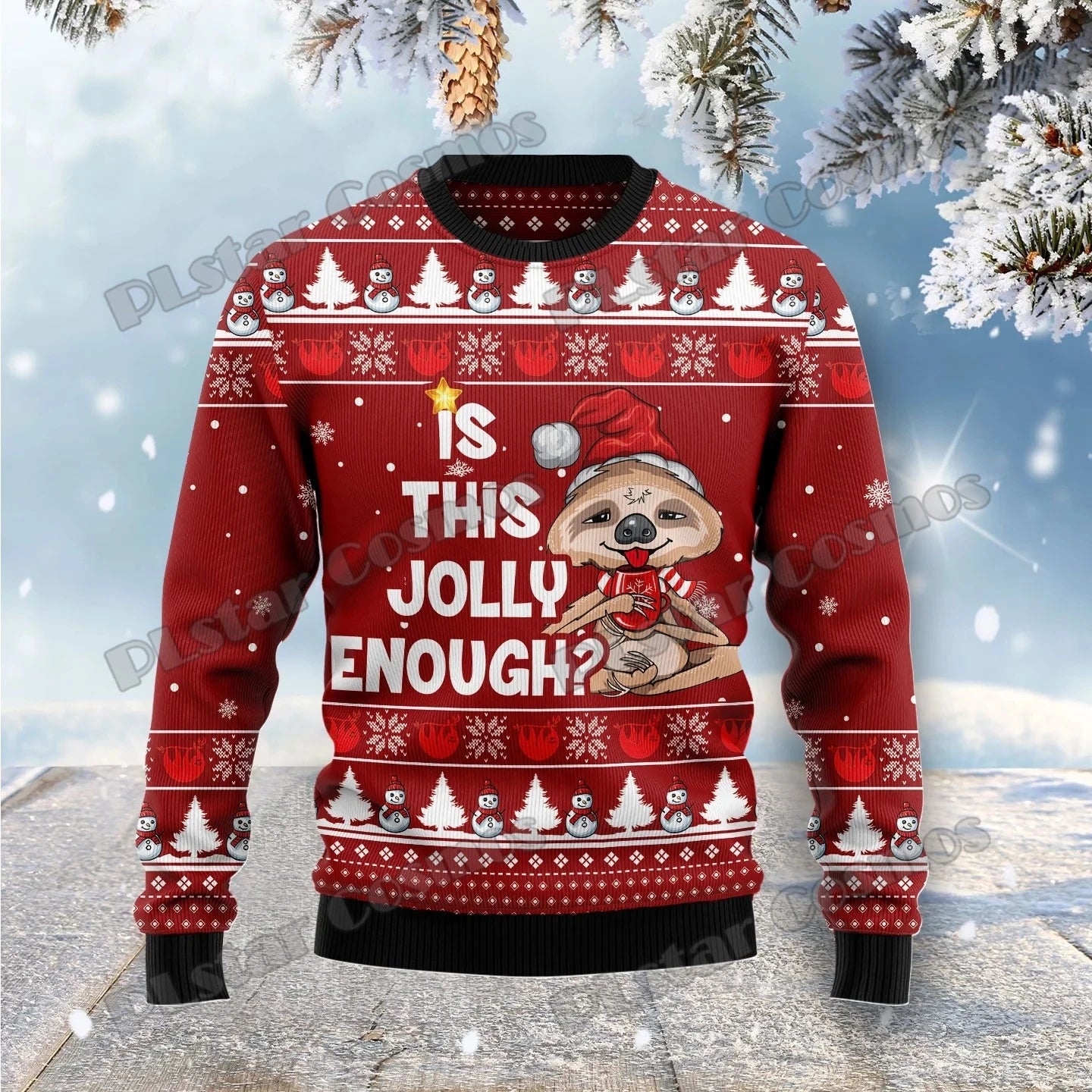 Meowy Christmas 3D Printed Fashion Men's Ugly Christmas Sweater