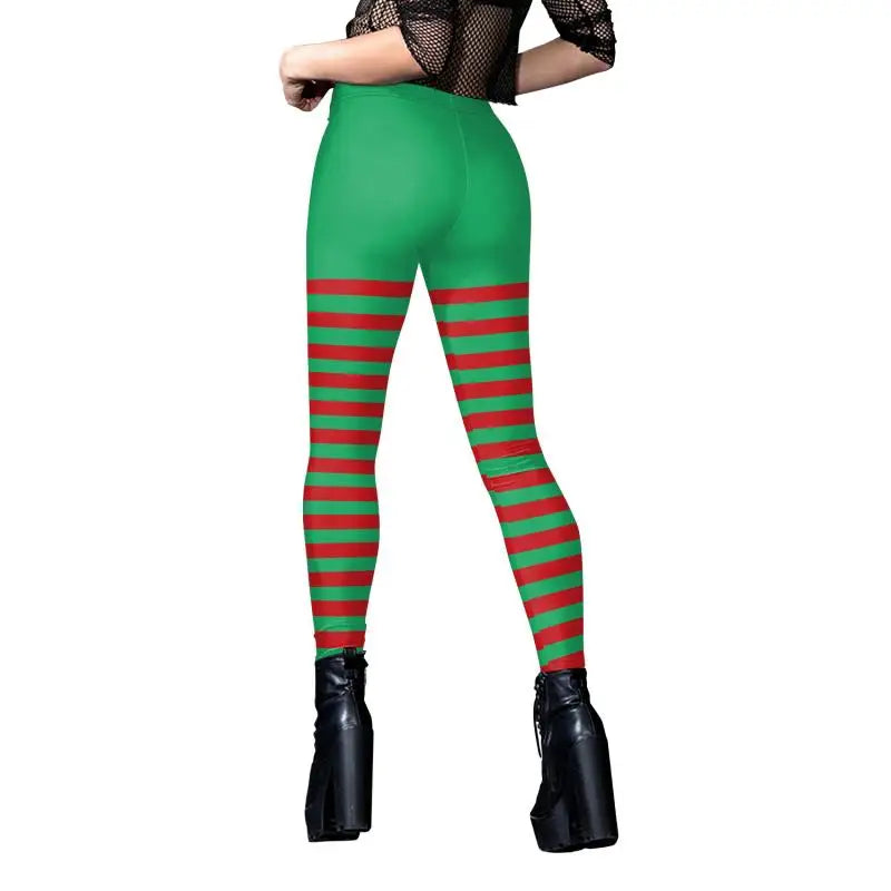 Women Leggings Ugly Christmas