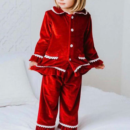 Christmas Boys Girls Pajamas Set