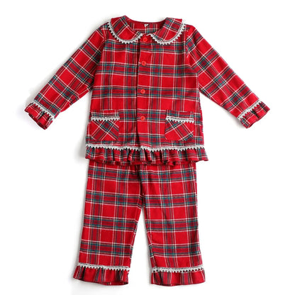 Christmas Boys Girls Flannel Pajama Sets