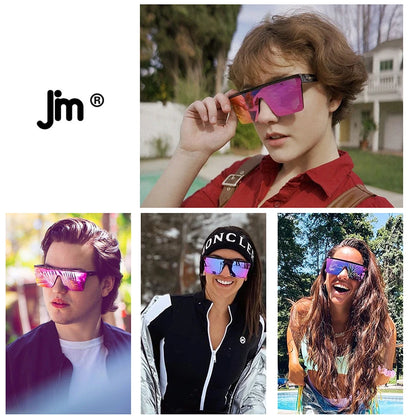 JM Big Flat Top Shield Sunglasses: The Ultimate Statement Accessory