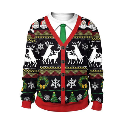 2024 Matching Couples Ugly Christmas Sweaters