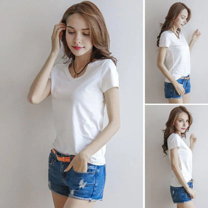 Women's Stylish V Neck T-Shirt