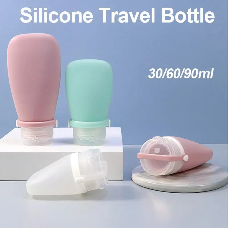 FlexiTravel Leak-Proof Silicone Bottles